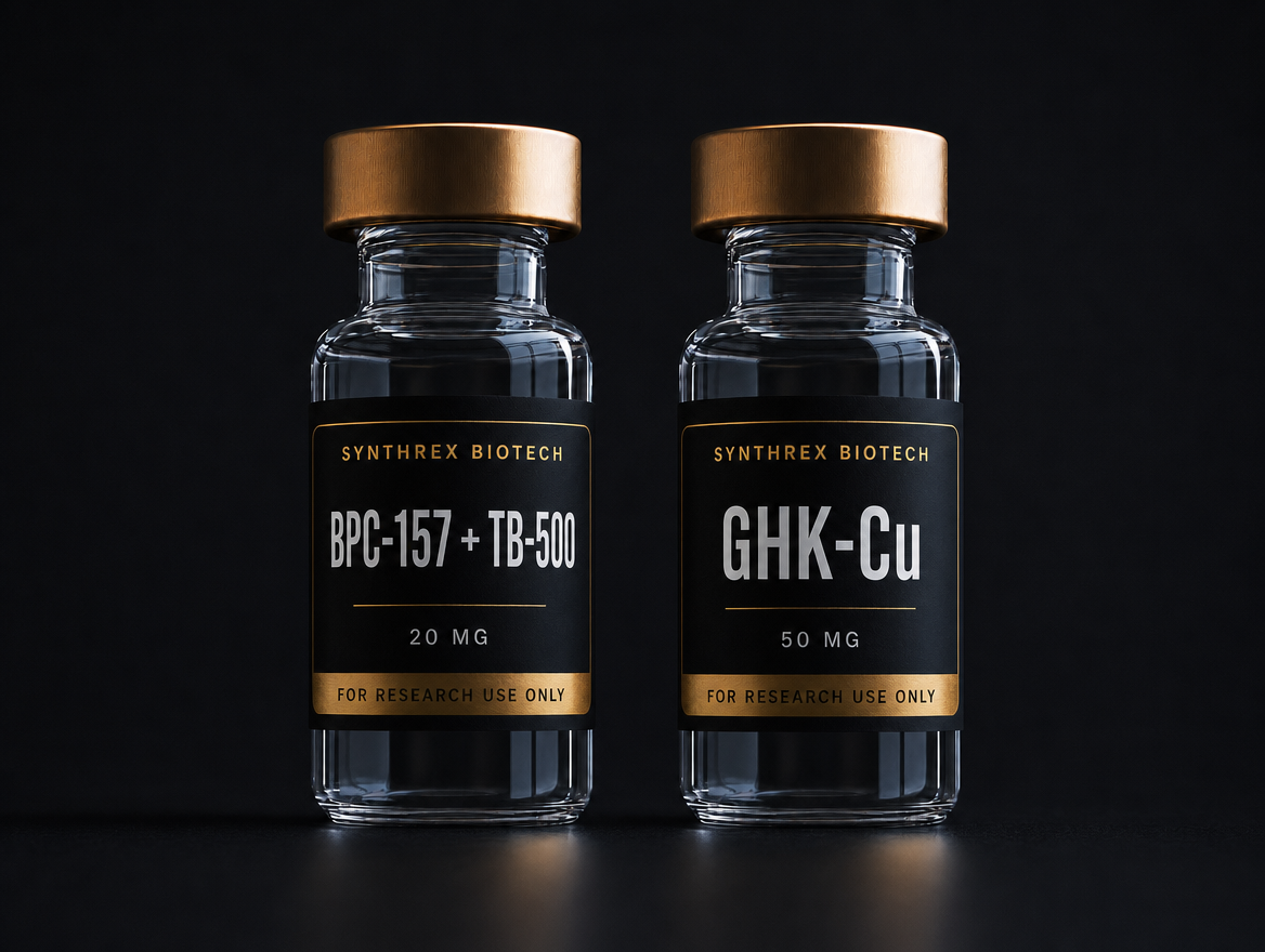 Blend + GHK-Cu Set research vial — laboratory use only